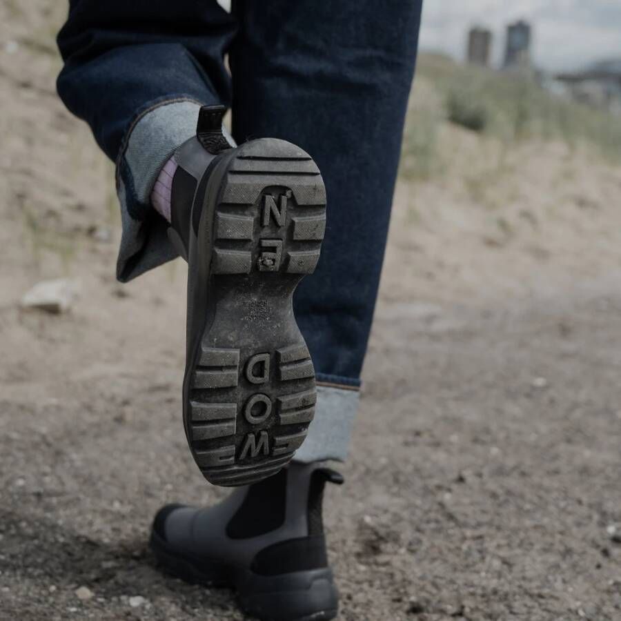 Woden Waterdichte Rubberlaars Siri Gray Dames