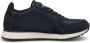 Woden Waterdichte Sneaker met Gerecycled Nylon en Leren Details Blauw Dames - Thumbnail 4