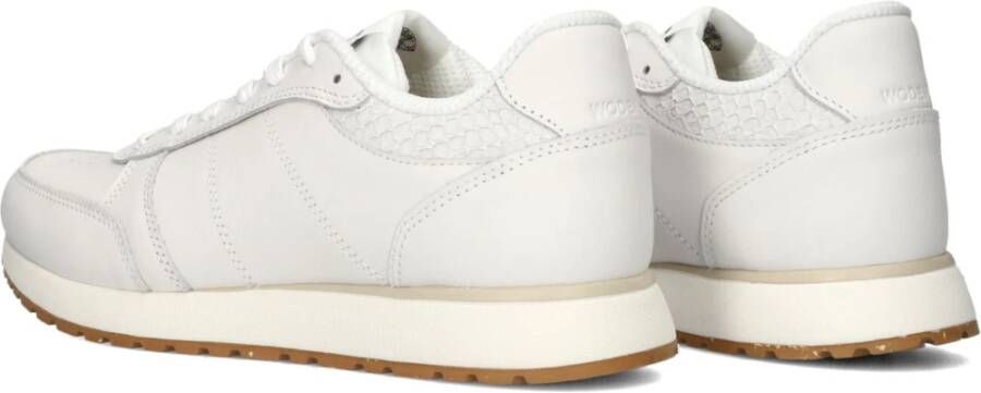 Woden Witte Leren Dames Sneakers Ronja