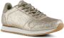 Woden Glitter Fonkelende Sneaker Beige Dames - Thumbnail 6