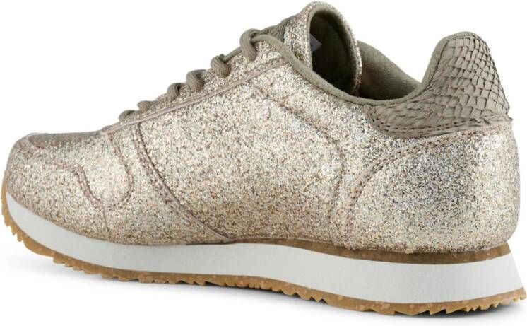 Woden Ydun Glitter Beige Dames