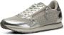 Woden Trendy Metallic Zipper Sneaker Gray Dames - Thumbnail 8