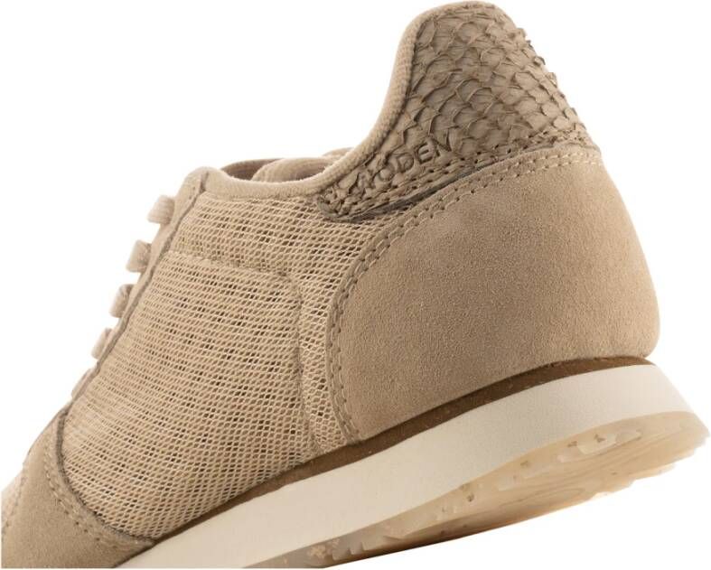 Woden Ydun suede mesh ii Beige Dames