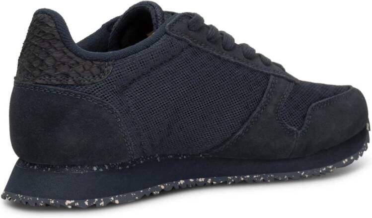 Woden Ydun Suede Mesh II Blauw Dames