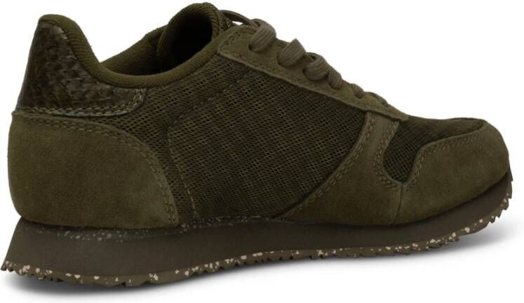 Woden Ydun Suede Mesh II Groen Dames