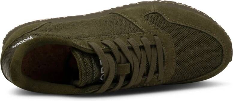 Woden Ydun Suede Mesh II Groen Dames