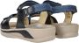 Wolky Blauwe Leren Comfort Sandaal voor Dames Blue Dames - Thumbnail 11