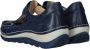 Wolky Blauwe Leren Sandaal met Klittenbandsluiting Blue Dames - Thumbnail 16