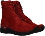 Wolky Stevige Rode Comfortabele Boot voor Dames Red Dames - Thumbnail 4