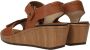 Wolky La Jolla Viagretta Plateau Sandaal Vrouwen Bruin Cognac - Thumbnail 6