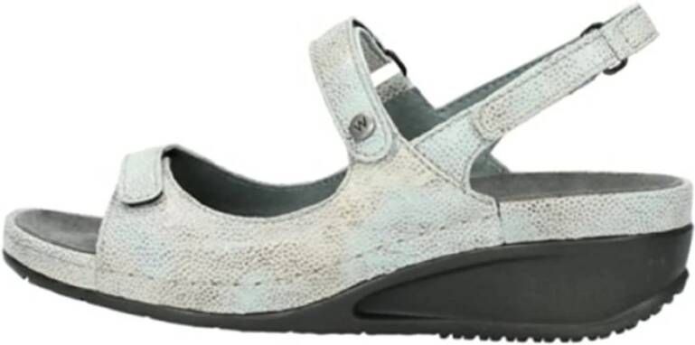Wolky Groene Sandalen Green Dames