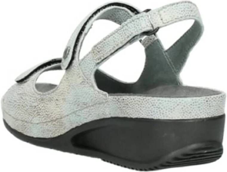 Wolky Groene Sandalen Green Dames