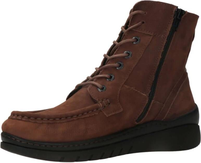 Wolky Lace-up Boots Bruin Dames
