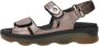 Wolky Metallic Bronzen Sandaal met Comfortabel Voetbed Brown - Thumbnail 14
