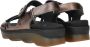 Wolky Metallic Bronzen Sandaal met Comfortabel Voetbed Brown - Thumbnail 7