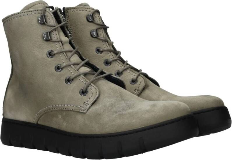 Wolky New Wave veterboot Grijs Dames