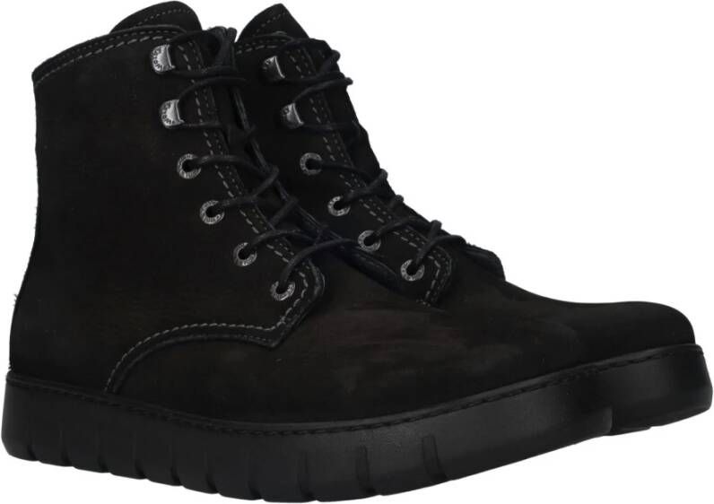 Wolky New Wave veterboot Zwart Dames