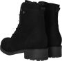 Wolky Laarzen Quinta FF 0247510 000 Dames Veterschoenen Zwart - Thumbnail 4