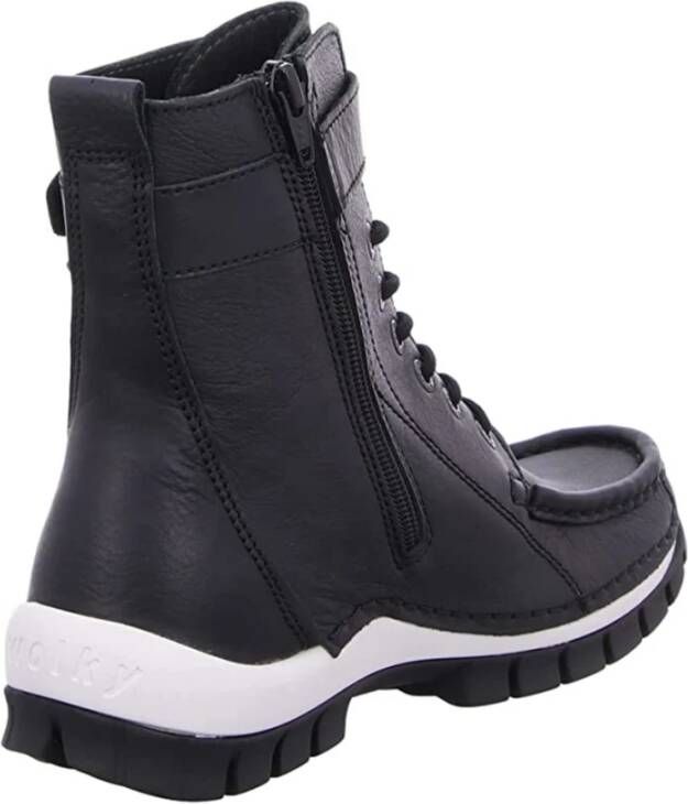 Wolky Zwarte Stijlvolle Schoenen