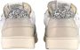 Womsh Beige Platte Schoenen Retro Circle Design Beige Dames - Thumbnail 3