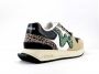 Womsh Leren en suède sneakers Beige Dames - Thumbnail 3