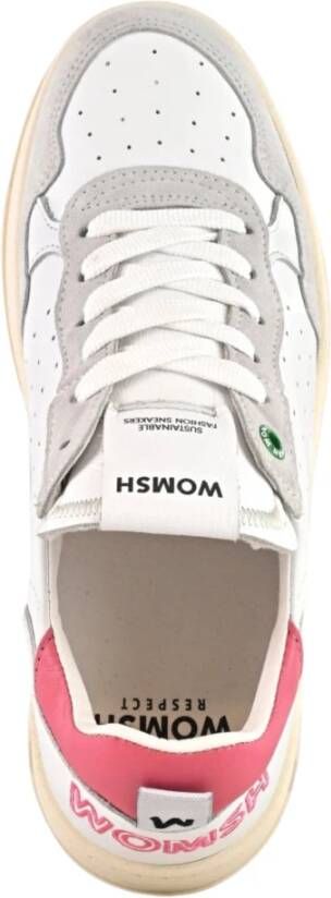 Womsh Vintage Street Style Sneakers White Dames