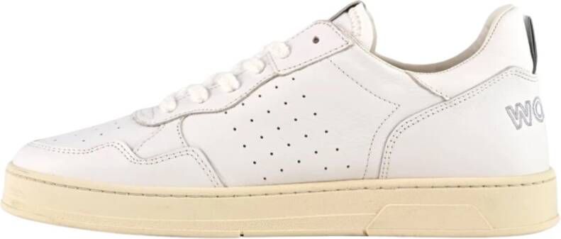 Womsh Witte platte schoenen romantische straatstijl White Heren