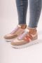 Wonders Odisei Dames Sneaker met MemoryGel Binnenzool Beige Dames - Thumbnail 14