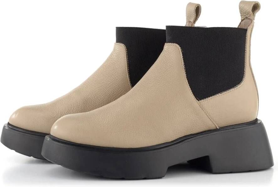 Wonders Ankle Boots Beige Dames