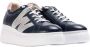 Wonders Blauwe Leren Dames Sneaker Multicolor Dames - Thumbnail 3