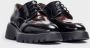 Wonders Blucher Portobello Burdeos Color: Negro Multicolor Dames - Thumbnail 2