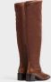 Wonders Bota mosquetera en licra Color: Marrón Brown Dames - Thumbnail 3