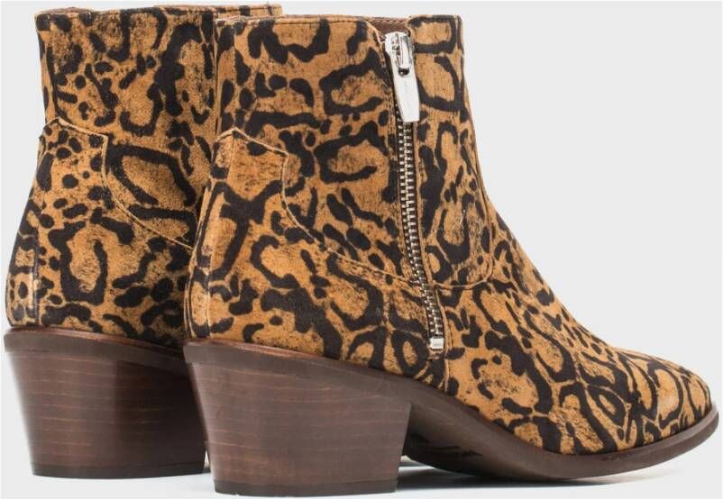 Wonders Botín cowboy Ginger Color: Marrón Multicolor Dames