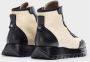 Wonders Beige Dames Platte Elastische Enkellaarzen Beige Dames - Thumbnail 5