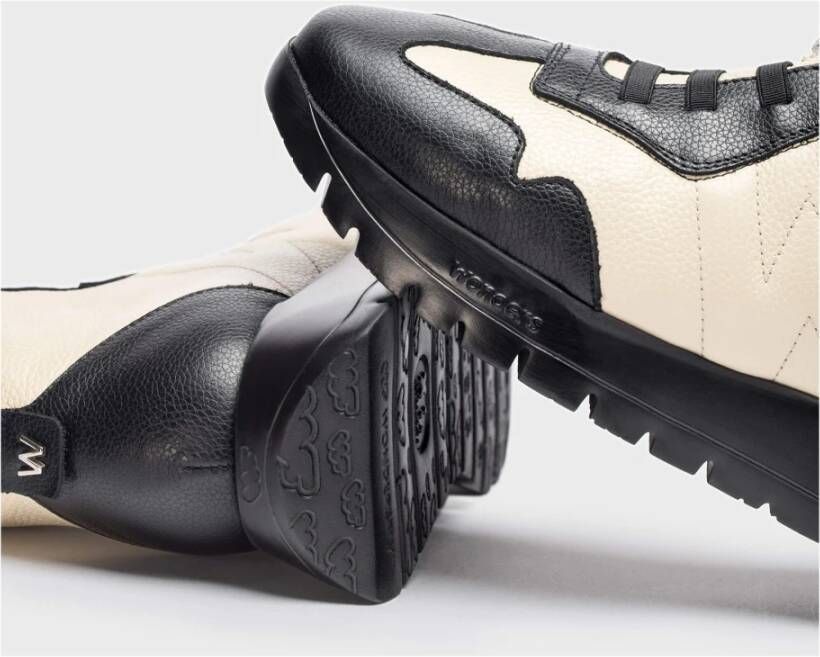 Wonders Botín England Crema Color: Negro Black Dames