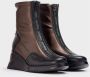 Wonders Botín India Negro Color: Negro Multicolor Dames - Thumbnail 4