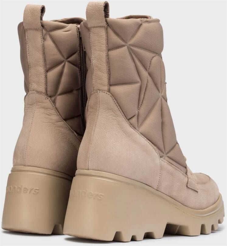 Wonders Botines Silver Marrones Color: Taupe Brown Dames