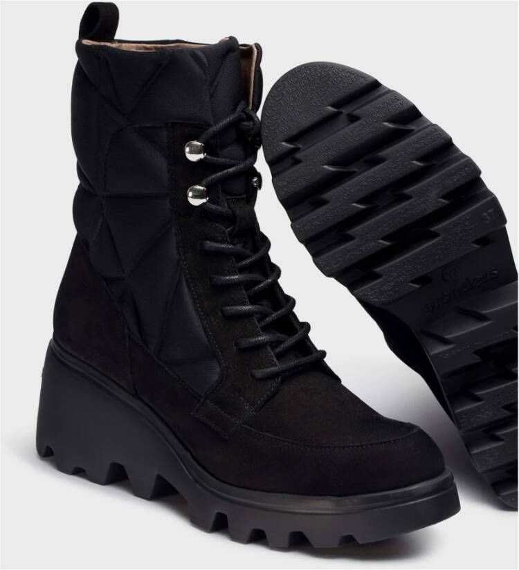Wonders Botines Silver Negros Color: Negro Black Dames