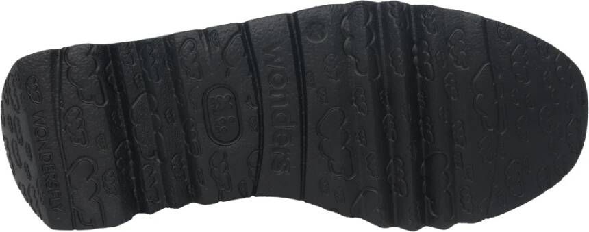 Wonders Bronzen Leren Sneaker voor Vrouwen