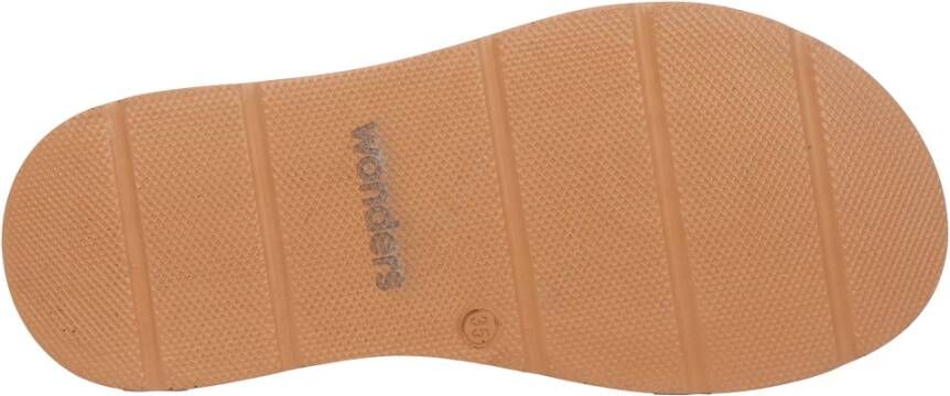 Wonders Bruine damessandaal model Zahara