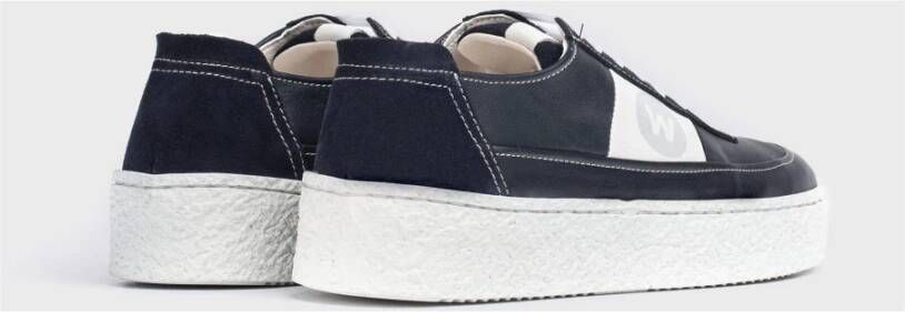 Wonders Deportivas piel cordones Color: Azul Blue Heren