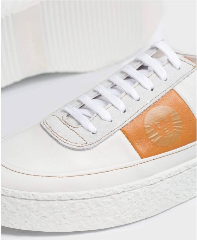 Wonders Deportivas piel cordones Color: Blanco White Heren