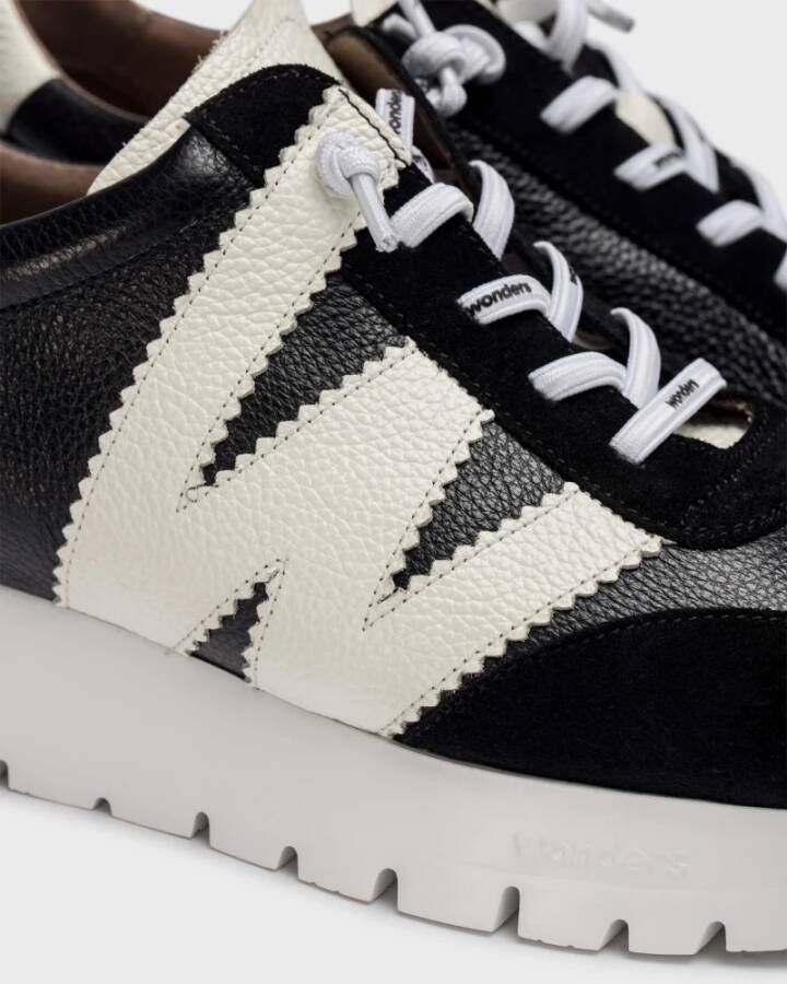 Wonders Deportivas Racer Negras Color: Negro Black Dames