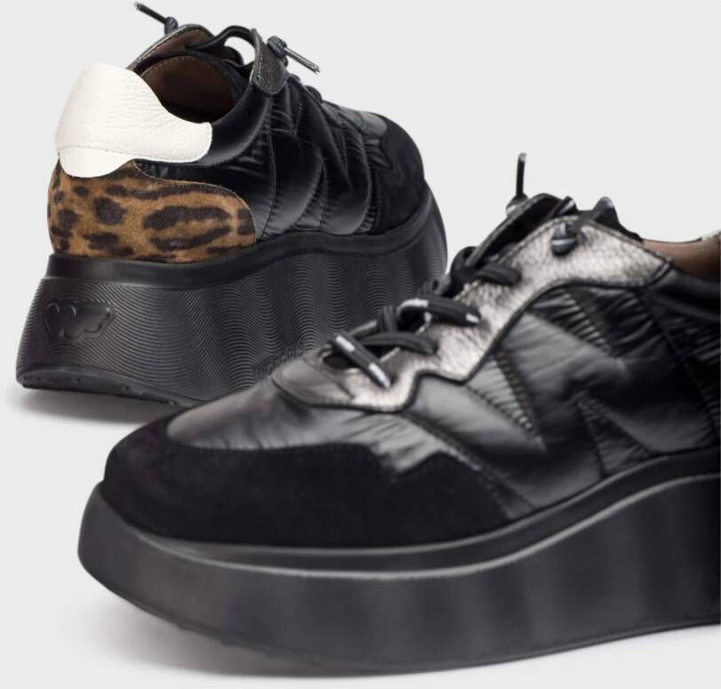 Wonders Deportivas Roma Negras Color: Negro Black Dames