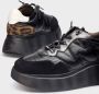 Wonders Zwarte Roma Damessneakers Verhogen Stijl Black Dames - Thumbnail 5