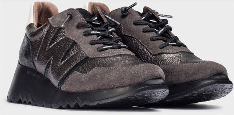 Wonders Deportivas Track Plomo Color: Gris Gray Dames