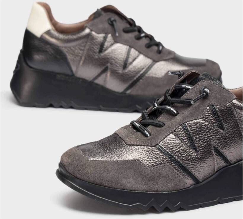 Wonders Deportivas Track Plomo Color: Gris Gray Dames