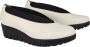 Wonders Elastische Hals Pump Off White Dames - Thumbnail 4