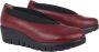 Wonders Elastische Hals Pump Wijnrood Red Dames - Thumbnail 3