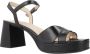 Wonders Elegant High Heel Sandals Black Dames - Thumbnail 7